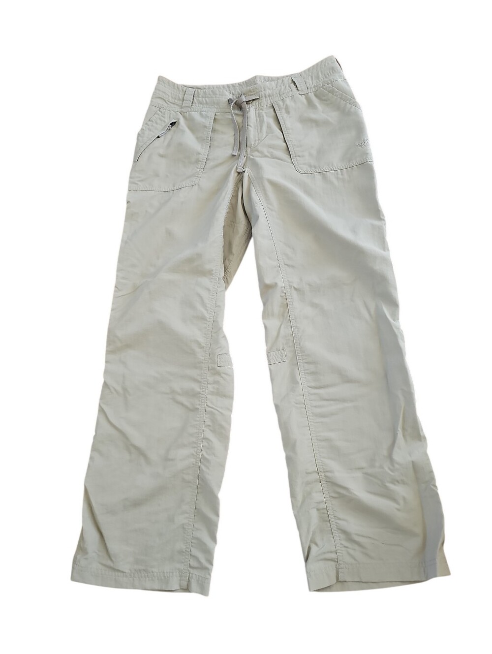 The North Face Women's Size 8 Outdoor Hiking Pants Very Lightweight Tan Loose